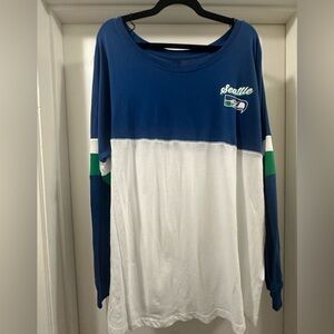 NFL Team Apparel Navy Blue Cotton Shirt